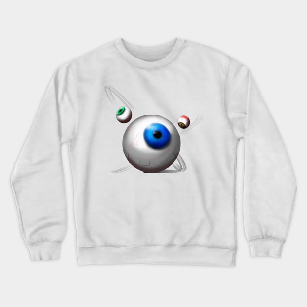 Eyes Crewneck Sweatshirt by Luzinha